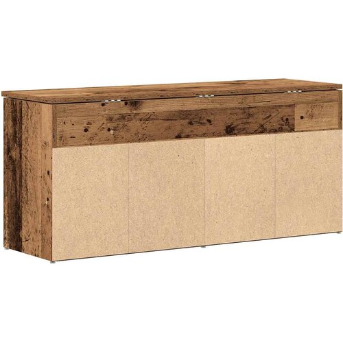  Klupa za cipele boja staro drvo 102x30,5x45cm konstruirano drvo Slike