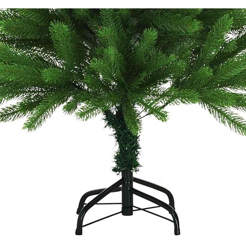  Umjetno božićno drvce s realističnim iglicama 120 cm zeleno Slike