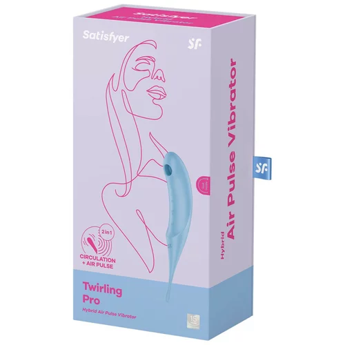 Satisfyer Stimulator klitorisa Twirling Pro, moder, (21133792)