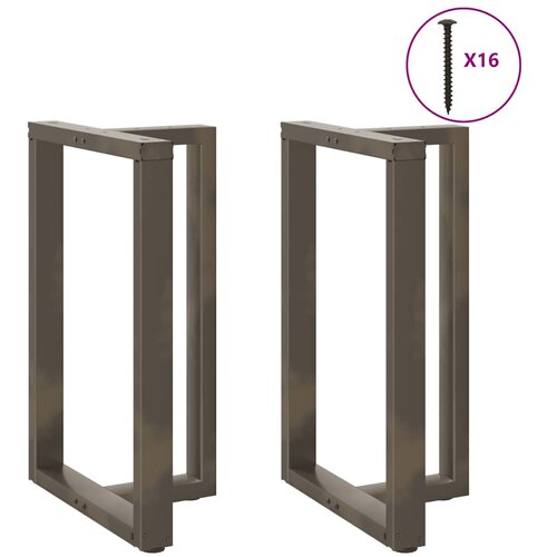  Noge za barski stol T-oblika 2 kom Crne 60x35x(90-91) cm Čelik Cijene