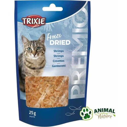 Trixie poslastice za mačke sušeni škampi 100% Cene