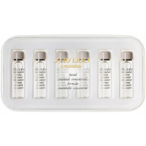 Shiseido Concentrate Facial Essential intenzivno vlažilni koncentrat s pomlajevalnim učinkom 6 x 5 ml