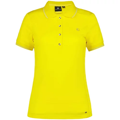 Luhta Funkcionalna majica 'Eriksdal' limonino-rumena