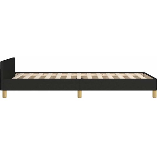  Okvir za krevet bez madraca crni 90x190cm od tkanine Slike