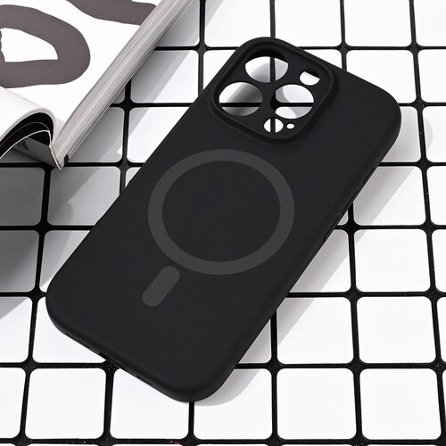 Torbica Magsafe Pure color za iPhone 16 Pro 6.3 crna Slike