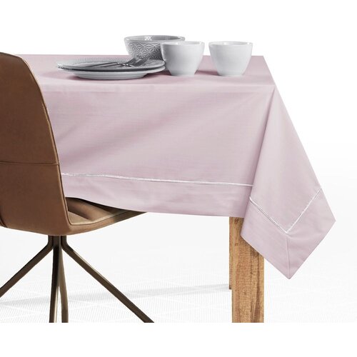 DecoKing stolnjak Pure 140x340 cm, puderasto roza Slike