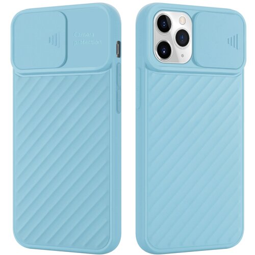 Cadorabo Case, združljiv z Apple v Matt Turquoise - Za&amp;scaron;čitni pokrov iz fleksibilnega silikona TPU in z za&amp;scaron;čito pred kamero, (20588546) Slike