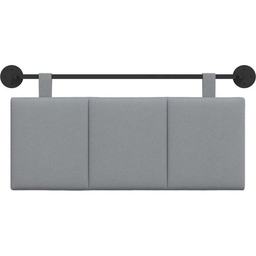  Držeće uzglavlje Zidne Svijetlo siva 110 x 55 x 5 cm tkanina - Svjetlosiva 100 cm bez LED Slike