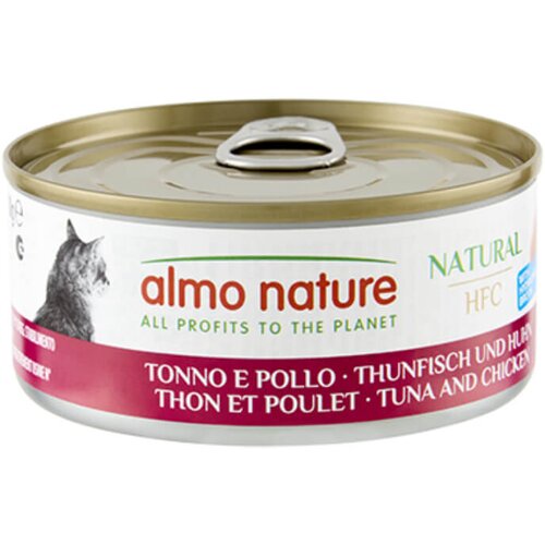 Almo Nature HFC Natural file v juhi, konzerva - tuna in pi&scaron;čanec - 150 g 150 g Cene