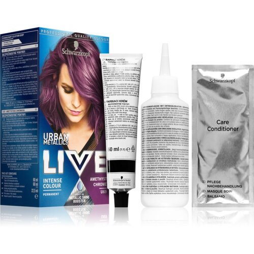 Schwarzkopf LIVE Urban Metallics permanentna barva za lase odtenek U69 Amethyst Chrome Cene
