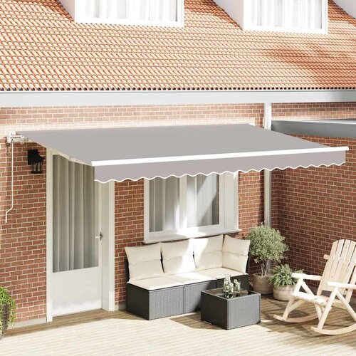 Tenda Svijetlo siva 400 x 200 cm tkanina Cijene