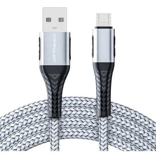  KONFULON USB Kabl DC32 Mikro 3A 1m SIVI Slike
