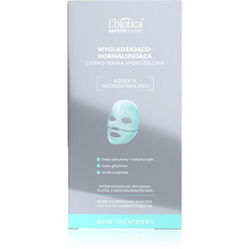 L´Biotica Estetic Clinic Acid Treatment intenzivna hidrogelna maska z gladilnim učinkom 1 kos Cene