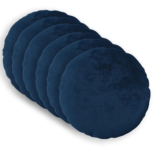  Presvlaka za jastuk 6 pcs HEERLEN Mornarsko plava &Oslash; 30 cm Cijene