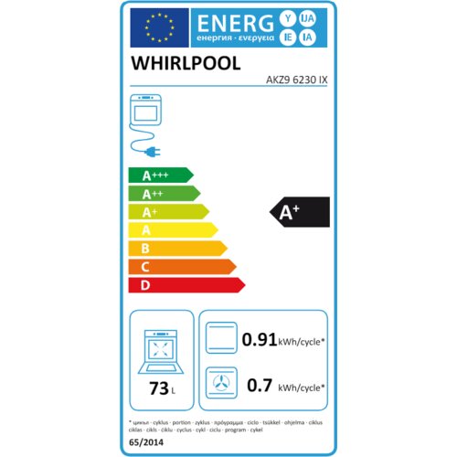 Whirlpool ugradbena pecnica AKZ9 6230 IX Slike