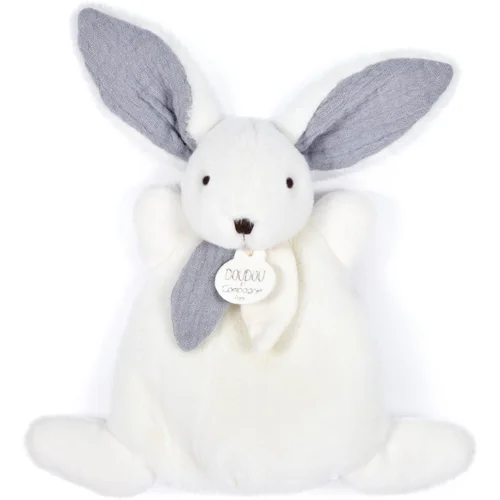 Doudou Happy Rabbit plišana igračka Blue 17 cm 1 kom