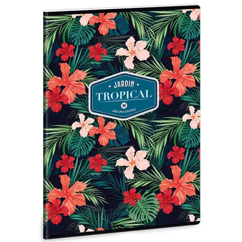 Ars Una tropical wildblume bilježnica na kockice A/4 Cijene