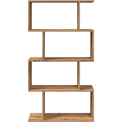 vidaXL Pregrada / regal za knjige 4 razina hrast 70x24x129 cm drveni Cene