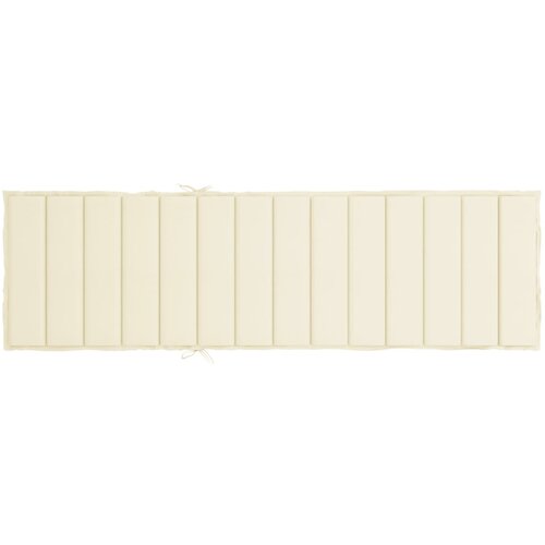  Jastuk za ležaljku krem 200 x 70 x 3 cm od tkanine Oxford Slike