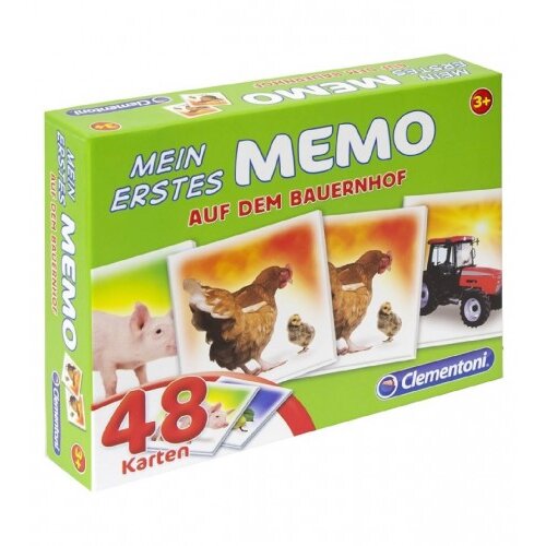 Clementoni Igračka memori karte Farma 96314-8 48 karti Cijene