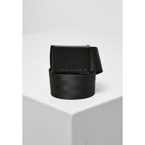 Urban Classics Easy Polyester Belt Black Slike