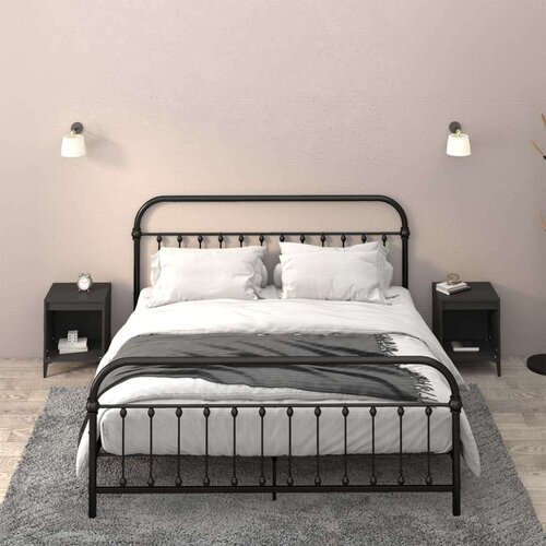  Noćni ormarići 2 kom crni 40x35x50 cm Cijene