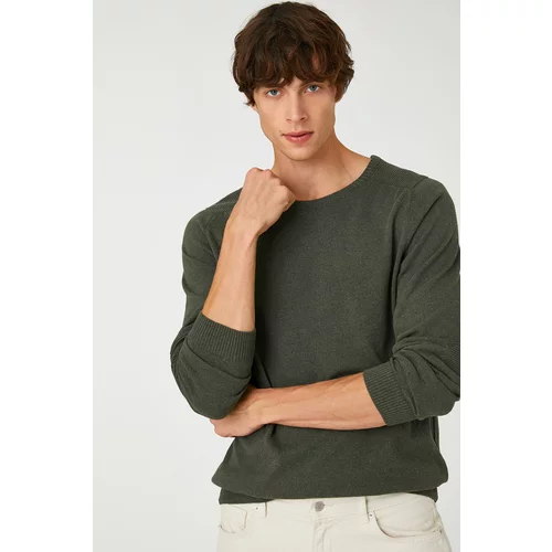 Koton Sweater - Khaki - Regular fit
