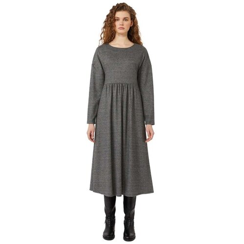 Max Mara Dolge obleke BACCANO Siva Slike