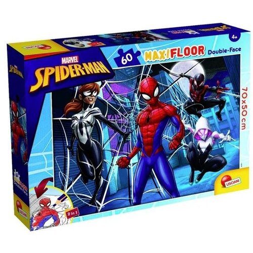 Lisciani Spider-Man 2 u 1 maxi slagalica od 60 dijelova i bojanka 70x50 cm - Lisciani Cene