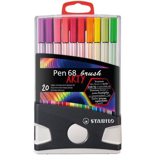 Stabilo čopič Pen Pen 68 čopič ARTY, 20 ColorParade, (21655455) Slike