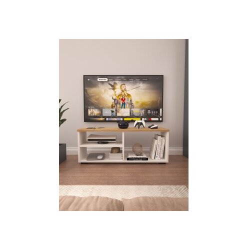 Hanah home tv polica tiny sonomo white Slike