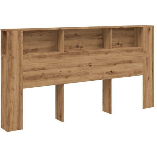 Maison Chic Vzglavna omarica - Posteljno vzglavje artisan hrast 200x18,5x102,5 cm inženirski les, (22077824) Cene