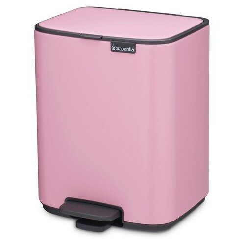 Brabantia Rožnat jeklen ko&amp;scaron; za smeti s pedalom 7 l Bo &amp;ndash; Slike