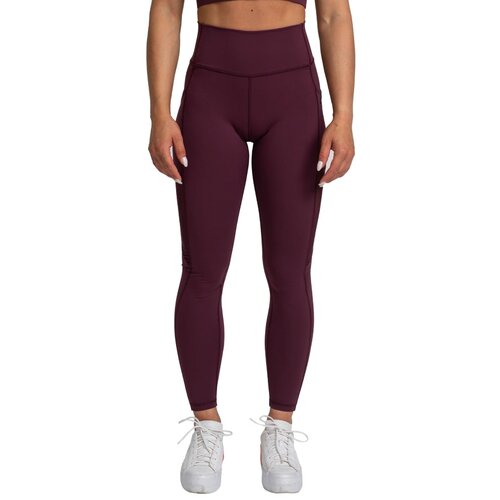 GymBeam ženske helanke mesh panel eggplant Slike