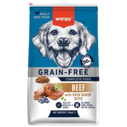 WANPY Suva hrana za pse Grain Free, Govedina, 12 kg Slike