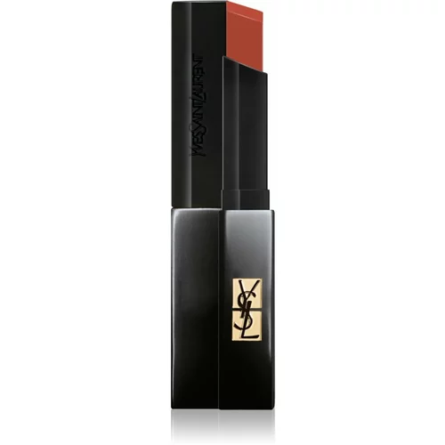 Yves Saint Laurent Rouge Pur Couture The Slim Velvet Radical tanka matirajoča šminka z usnjenim učinkom odtenek 28