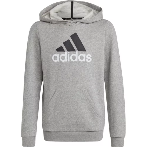 Adidas Sportska sweater majica 'Essentials' siva melange / crna / prljavo bijela