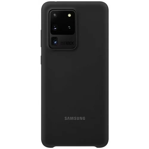 Samsung original usnjen ovitek ef-vg988lbe za galaxy s20 ultra - zaščita zadnjega dela - črna