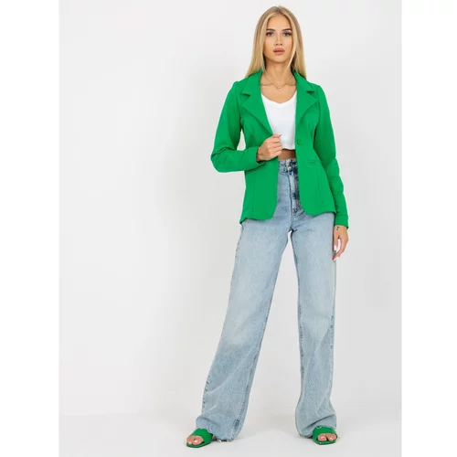 Fashion Hunters OCH BELLA green women's sports jacket