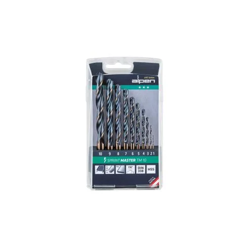 ALPEN SET BORERA ZA METAL S-MASTER DM 1,0-10,0x1,0mm