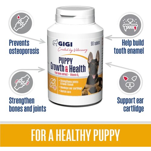GIGI puppy grow&health za štence 90 tableta Cene