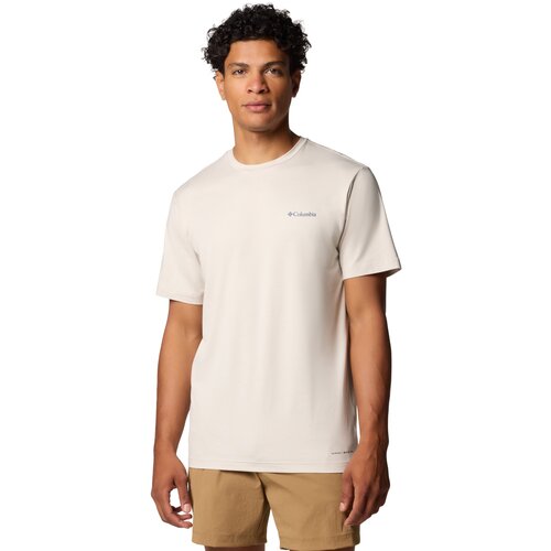Columbia Majice s kratkimi rokavi Kwick Hike Back Graphic SS Tee Bež Cene