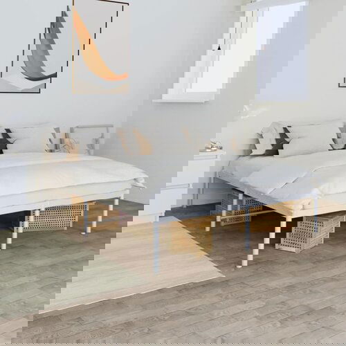 vidaXL Metalni okvir za krevet bijeli 150x200 cm Cene