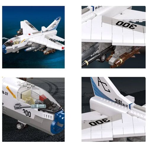  Konstrukcijske kocke juri&amp;scaron;ni zrakoplov A-7 Corsair II, 683 dijela Slike