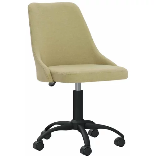  Vrtljiv pisarniški stol zeleno blago, (20669266)