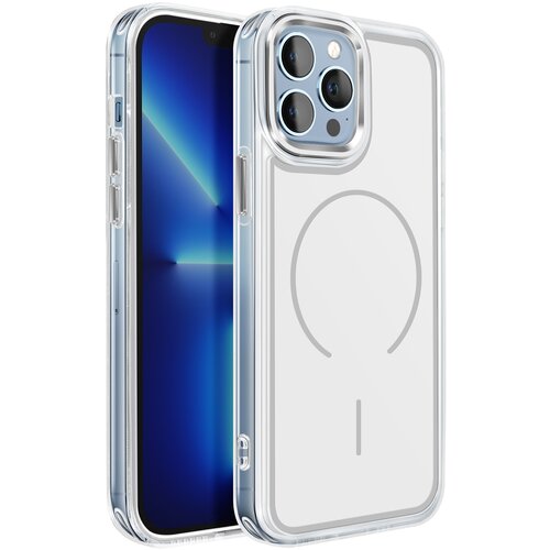 AVIZAR Ohišje MagSafe za iPhone 13 Pro Max hibridna ojačana zasnova, Bela, (5000190657) Cene
