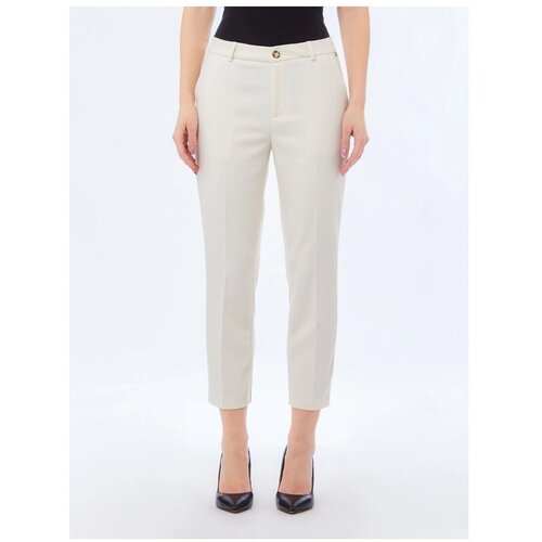 Liu Jo Hlače Chino / Carrot MF5136T4334 Bela Slike