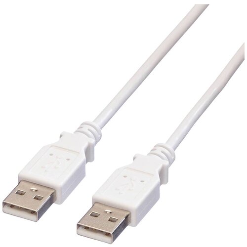 Value USB kabel USB 2.0 USB-A vtič 4.50 m bela za&scaron;čiten 11.99.8944, (20416868) Cene