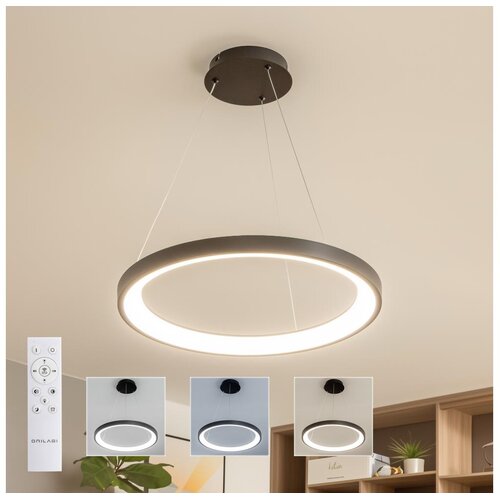  Brilagi - LED prigušiva luster na sajli FALCON SLIM LED/42W/230V prečnik 50 cm crna +DO Cene