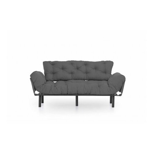  Sklopiva sofa Nitta 185x85x70cm Siva Slike